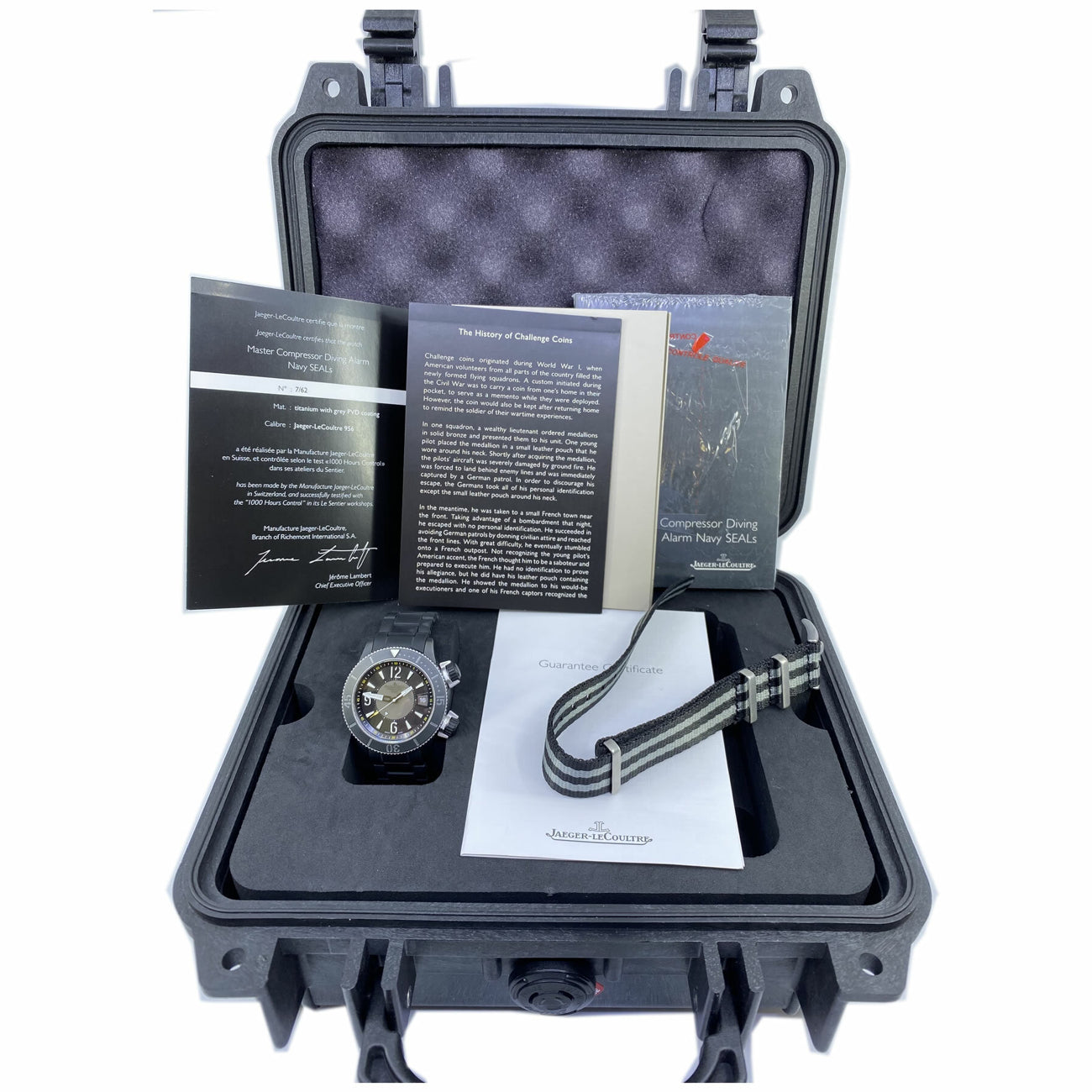 Jaeger LeCoultre Master Compressor Navy Seals Limited Edition 183T47J