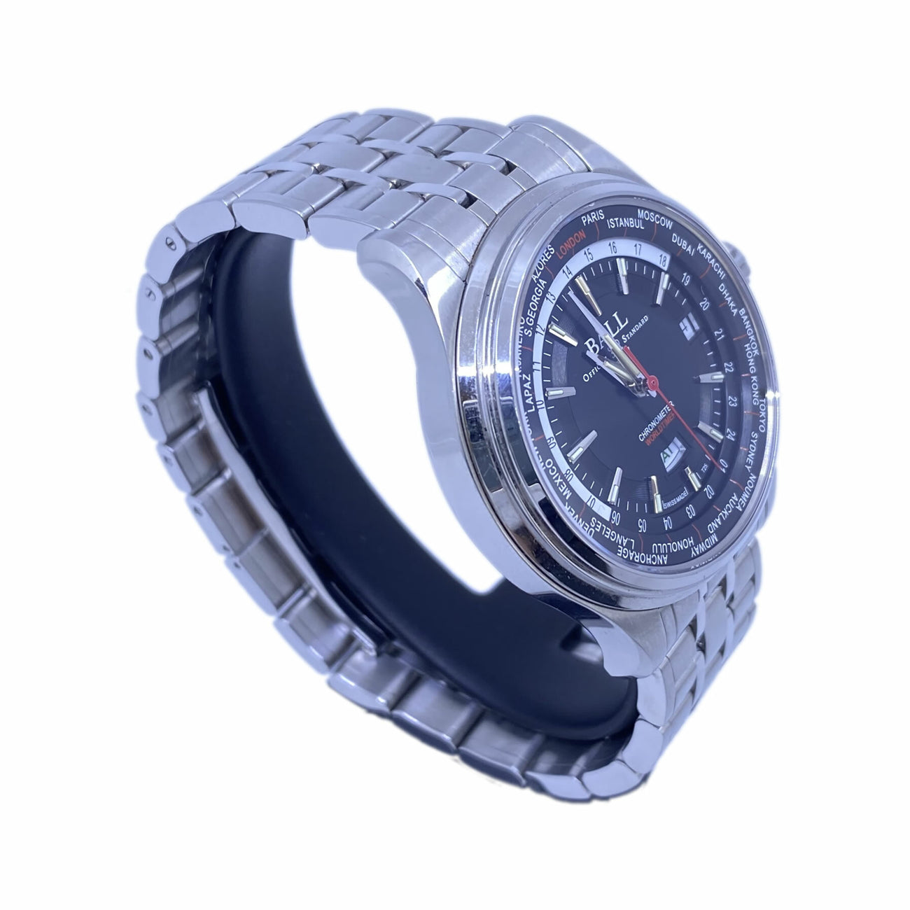 Ball Watch Trainmaster World Time GM2020D-S1CJ-BK