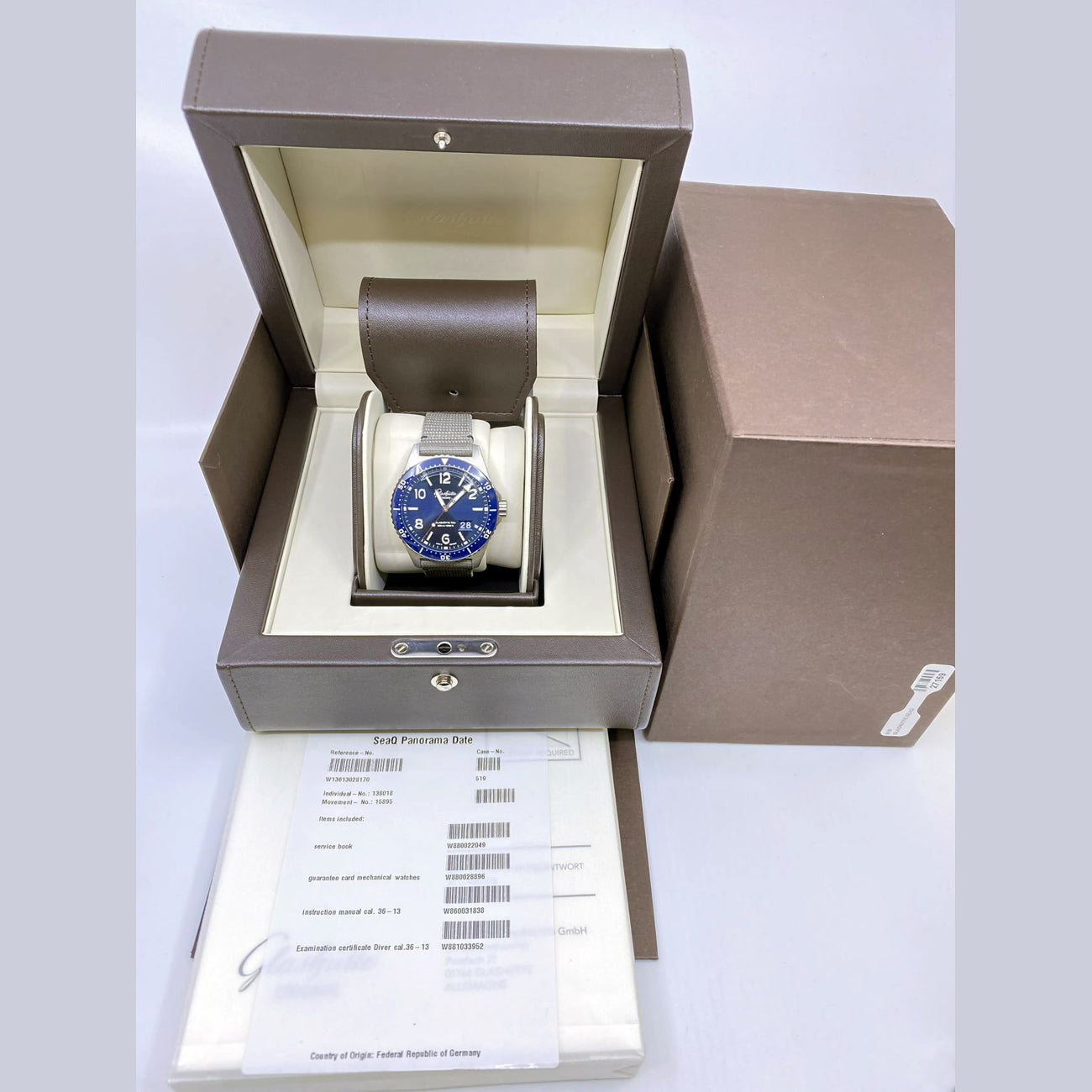 Glashütte Original SeaQ Panorama Date Blue Dial 1-36-13-02-81-08