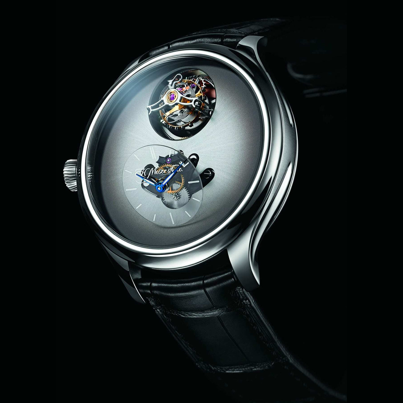 H. Moser & Cie. x MB&F Endeavour Cylindrical Tourbillon Off-White