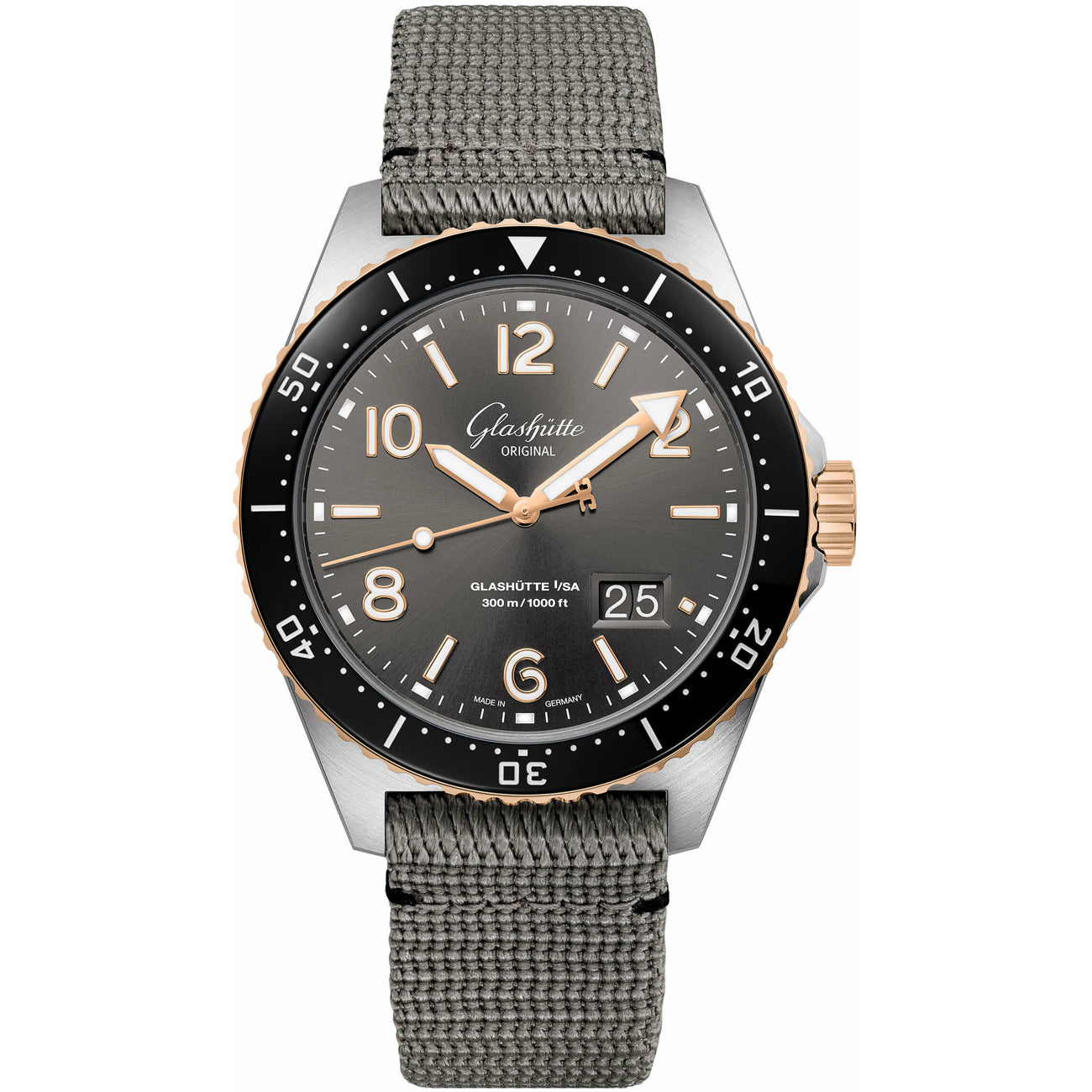 Glashütte Original SeaQ Panorama Date Steel and Gold