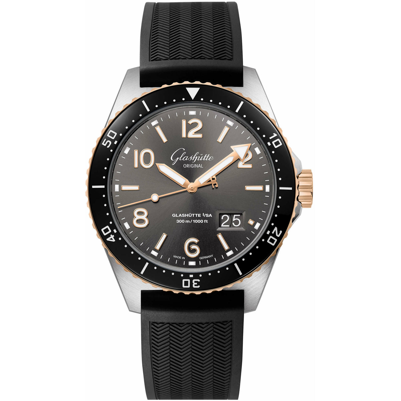 Glashütte Original SeaQ Panorama Date Steel and Gold