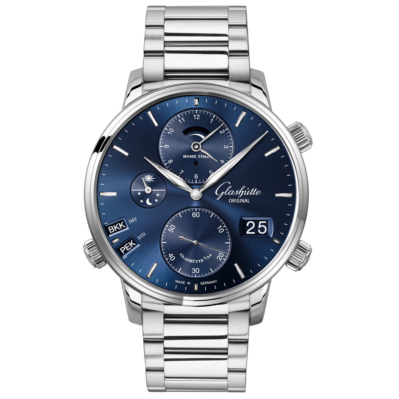 Glashütte Original Senator Cosmopolite Midnight Blue on Bracelet