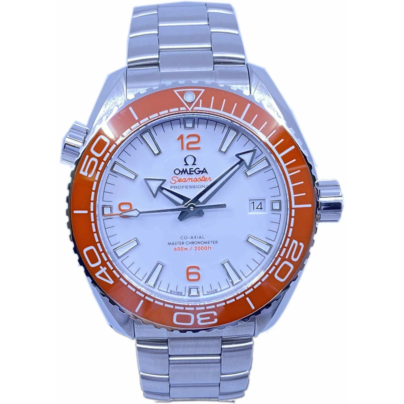 Omega Seamaster Planet Ocean 600M Master Chronometer Orange 215.30.44.21.04.001