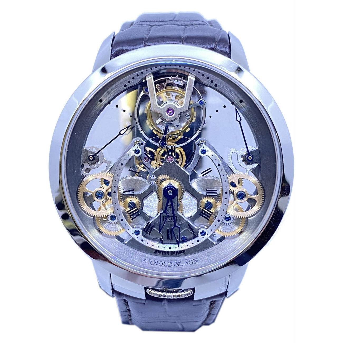 Arnold & Son Time Pyramid Tourbillon Steel 1TPDS.T01.A.C12
