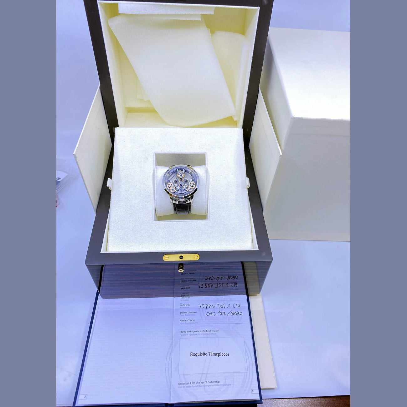 Arnold & Son Time Pyramid Tourbillon Steel 1TPDS.T01.A.C12