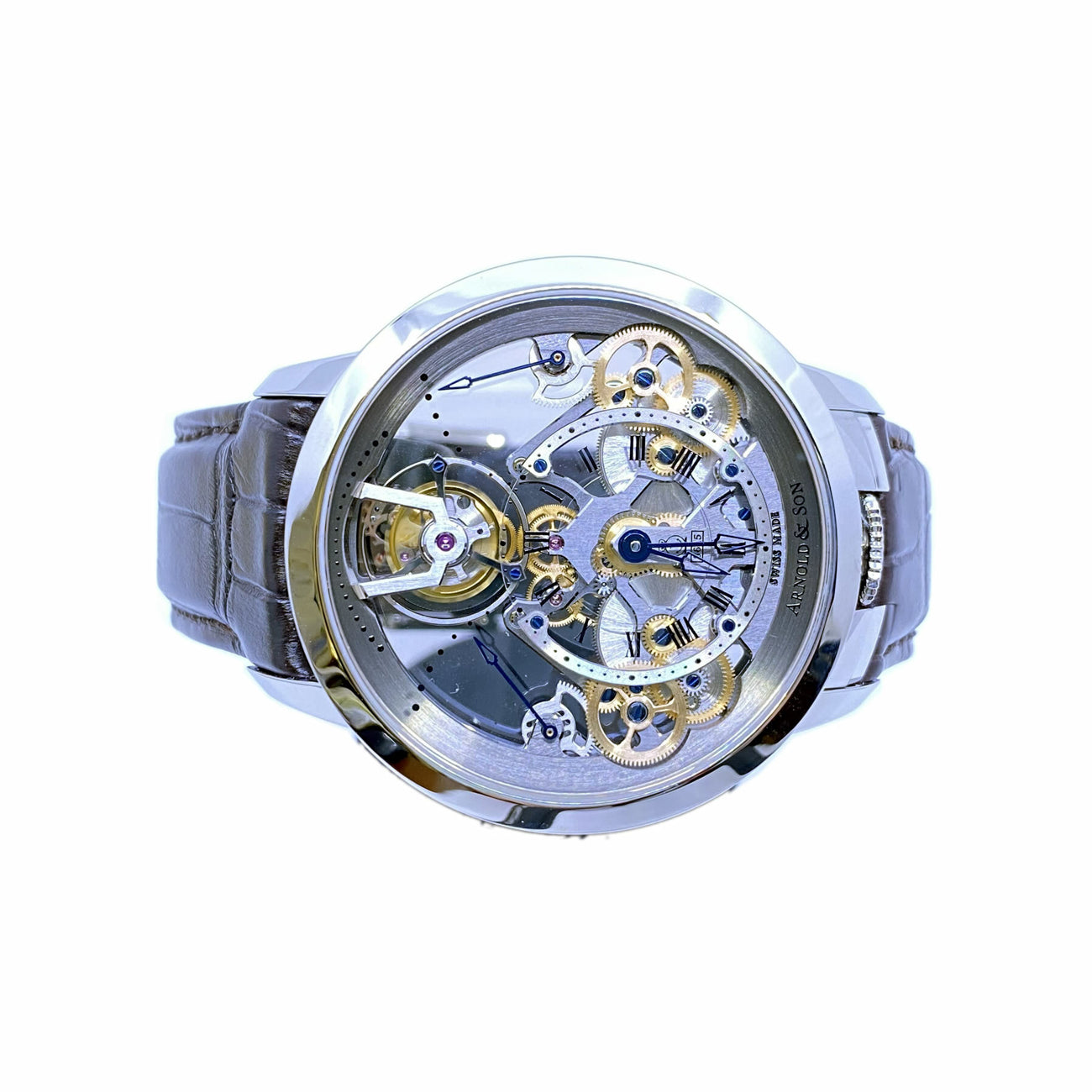 Arnold & Son Time Pyramid Tourbillon Steel 1TPDS.T01.A.C12