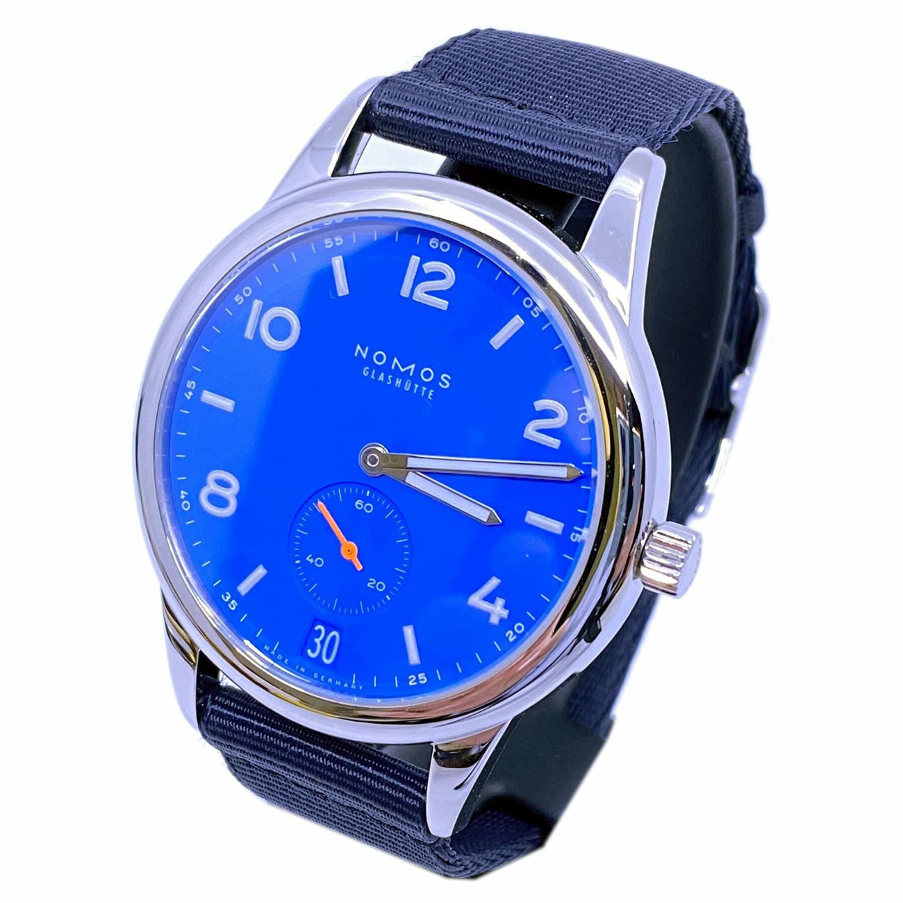 NOMOS Glashütte Club Automatic Date Blue 777