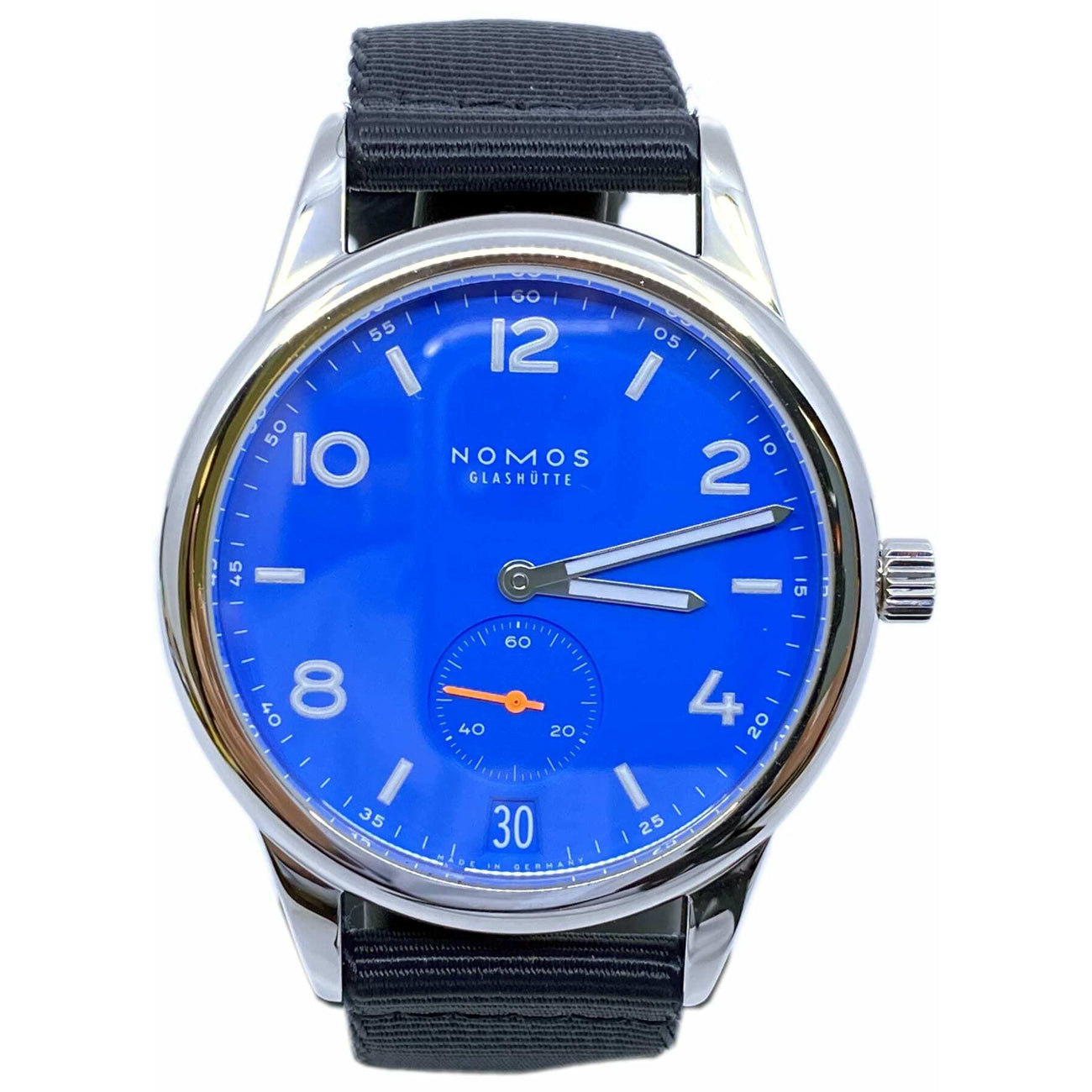 NOMOS Glashütte Club Automatic Date Blue 777