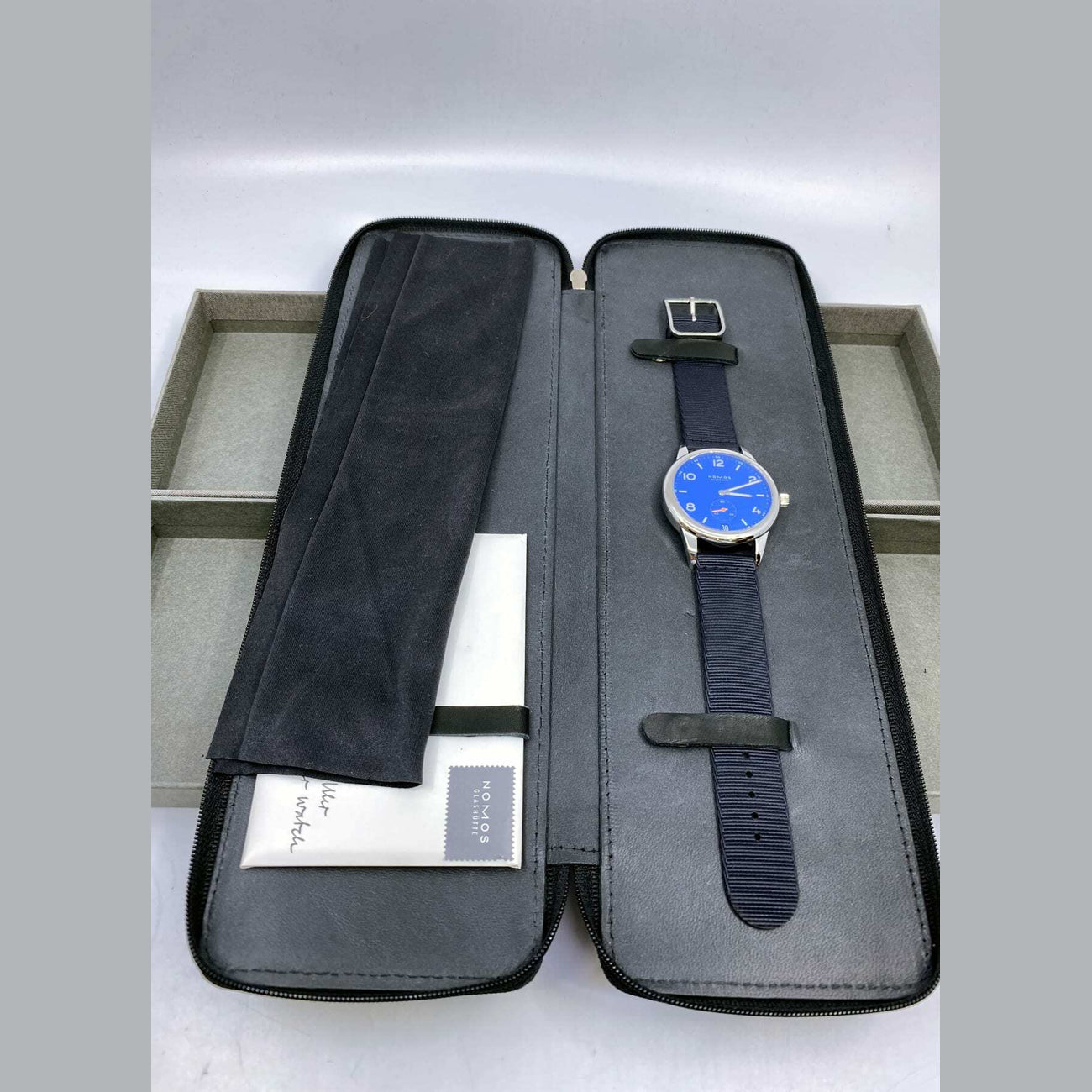 NOMOS Glashütte Club Automatic Date Blue 777