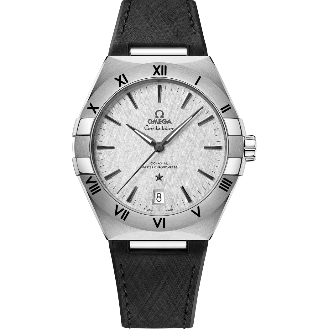 Omega Constellation Co-Axial Master Chronometer Steel White Dial on Strap