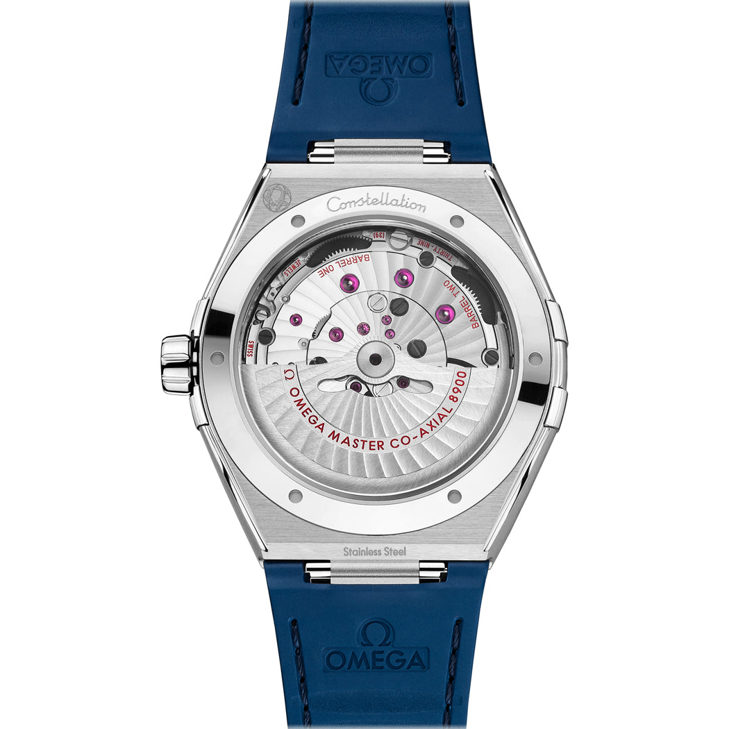 Omega Constellation Co-Axial Master Chronometer Steel Blue Dial on Strap