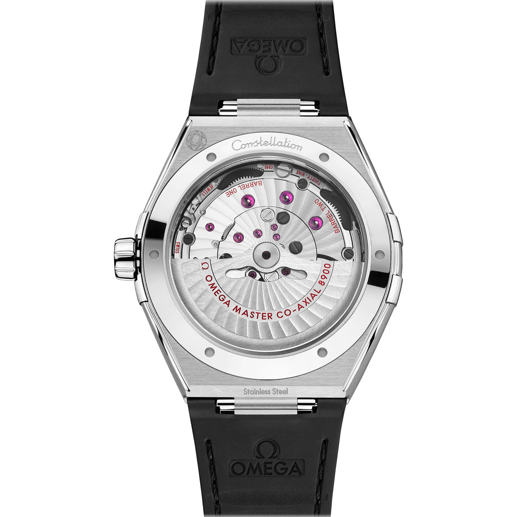 Omega Constellation Co-Axial Master Chronometer Steel Black Dial on Strap