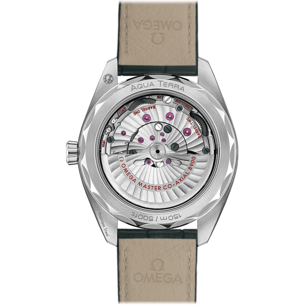Omega Aqua Terra 150M Green Dial on Strap