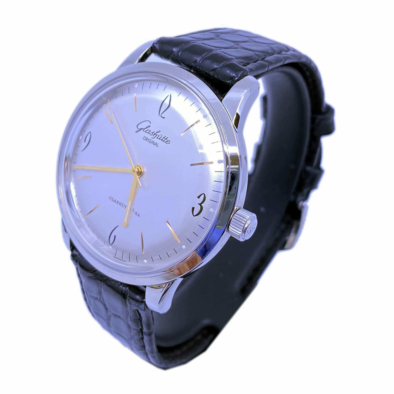 Glashütte Original Senator Sixties Stainless Steel Silver Dial 39-52-01-02-04