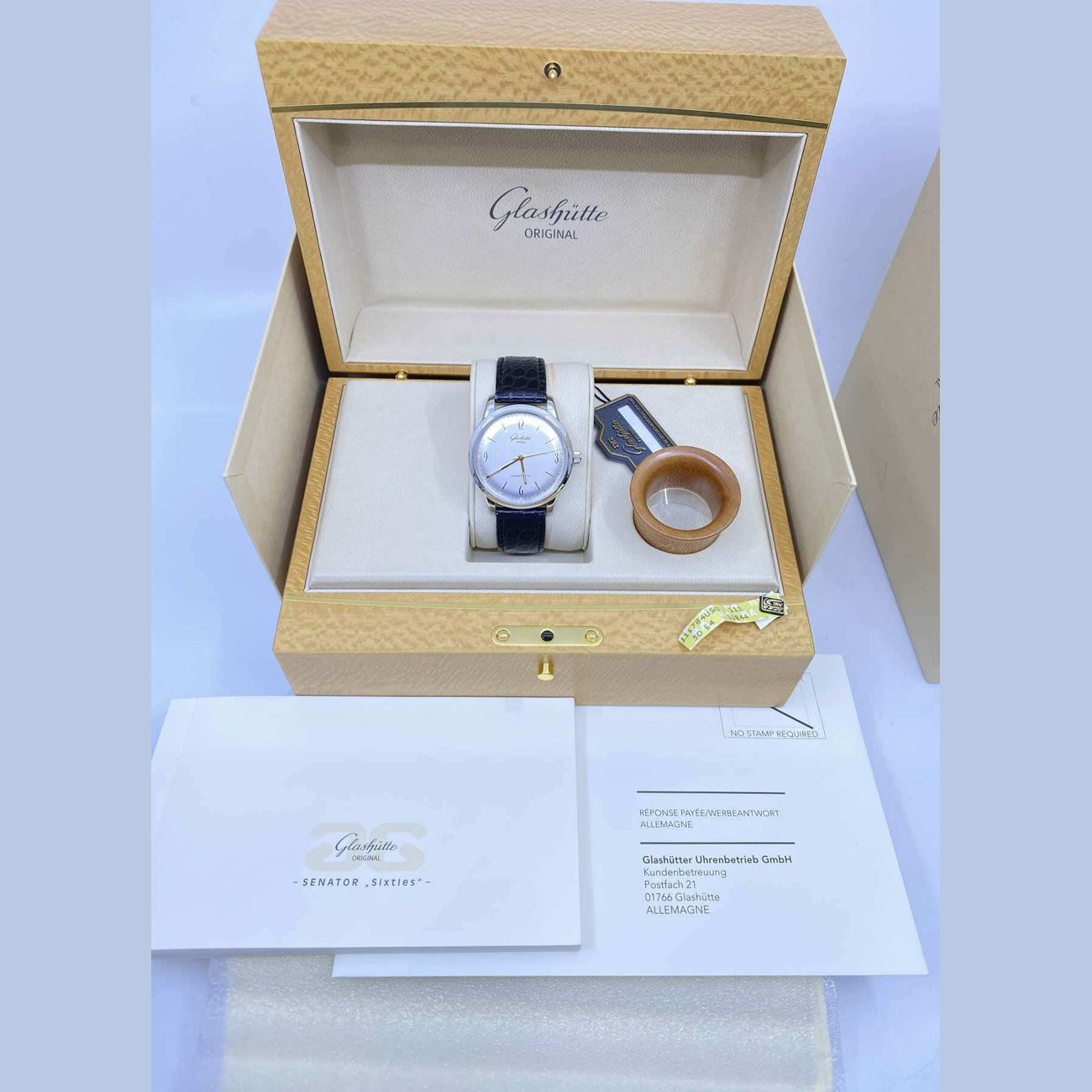 Glashütte Original Senator Sixties Stainless Steel Silver Dial 39-52-01-02-04