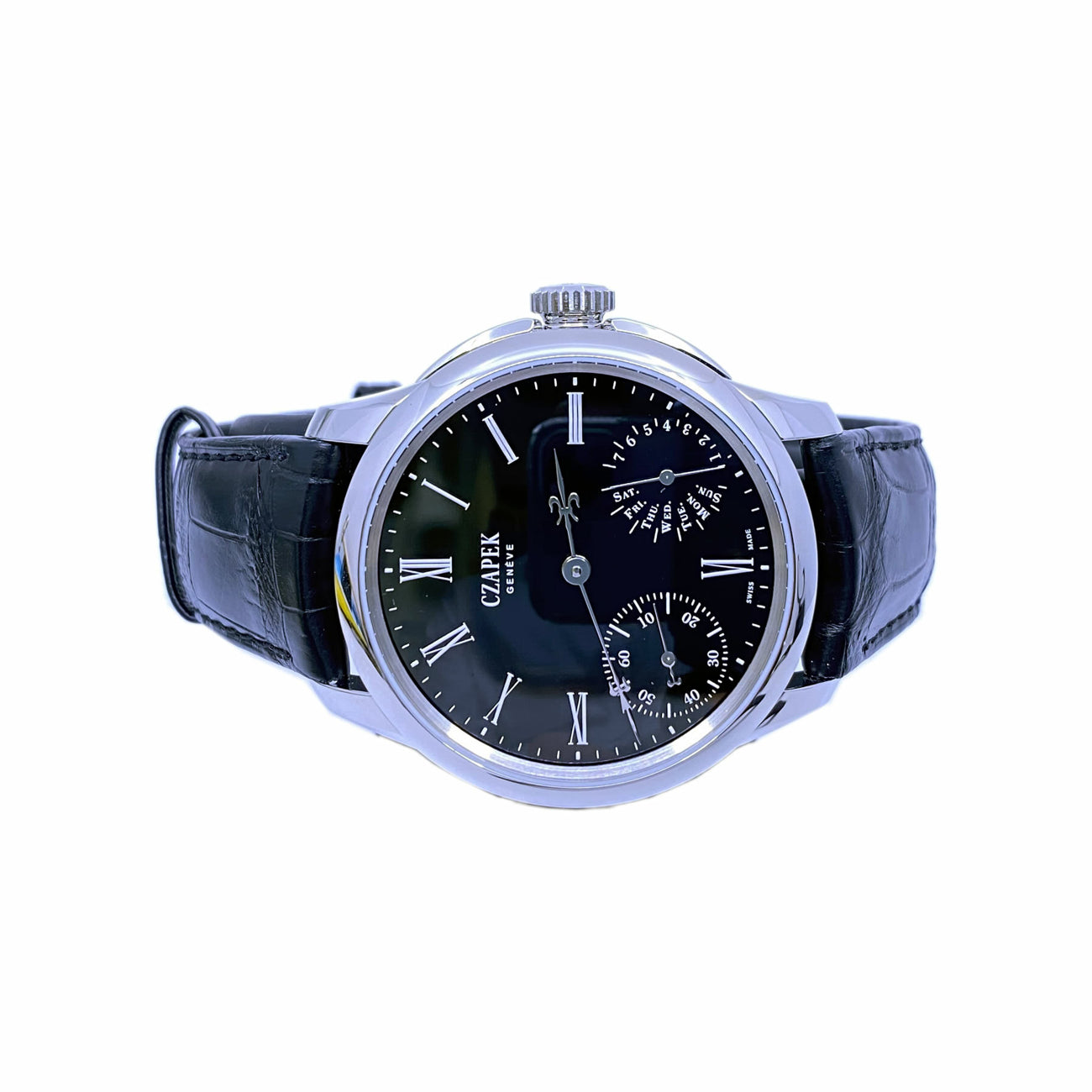 Czapek Quai Des Bergues Black Enamel S