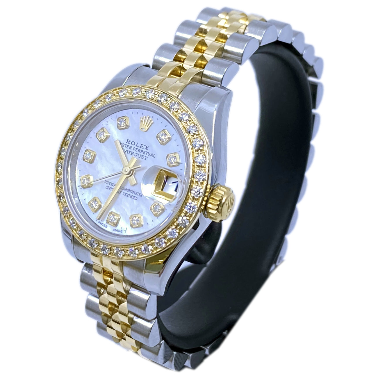 Rolex Datejust 179173 MOP Dial Diamonds Bezel and Indexes