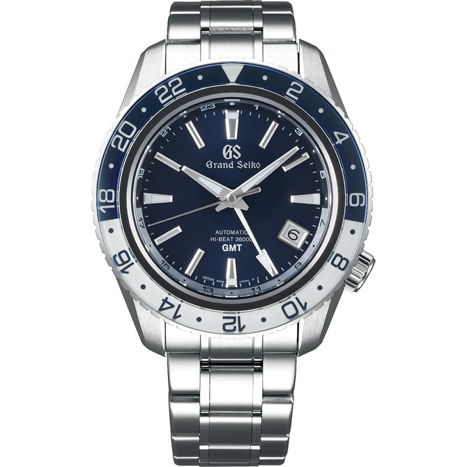 Grand Seiko SBGJ237 Sport GMT Hi-Beat Blue and White