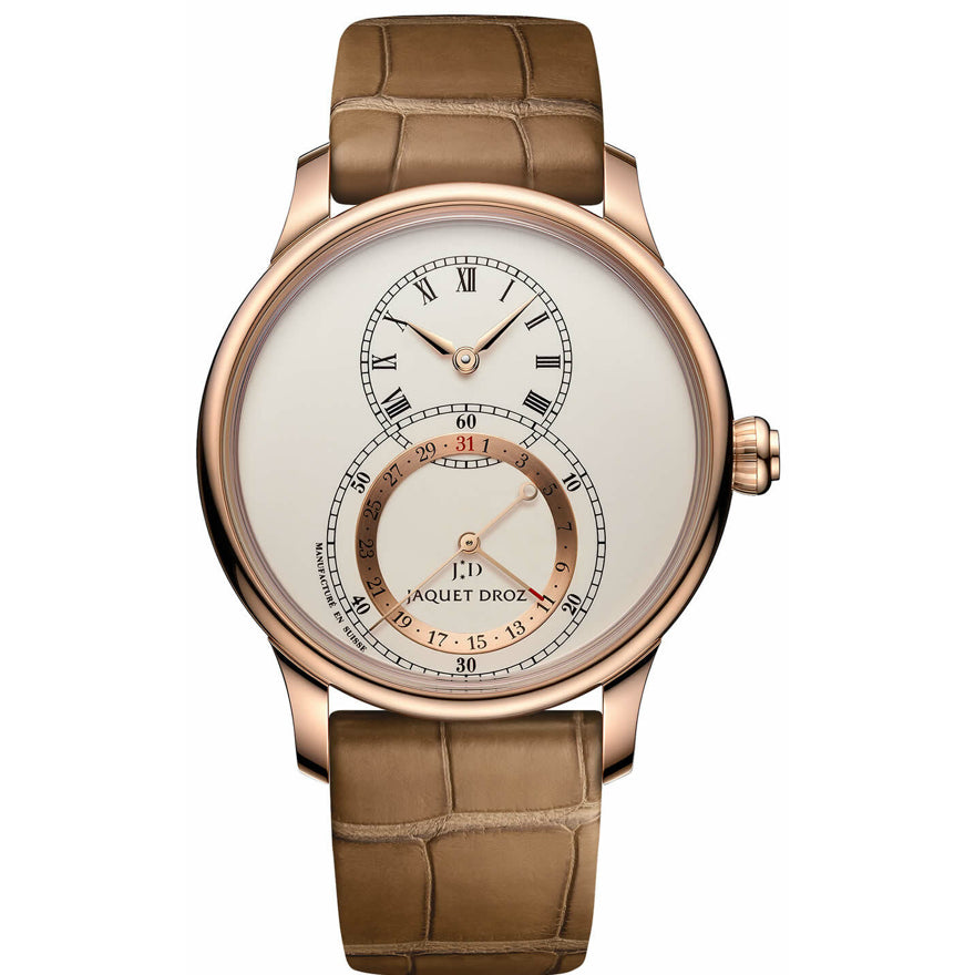 Jaquet Droz Grande Seconde Quantieme Ivory Enamel