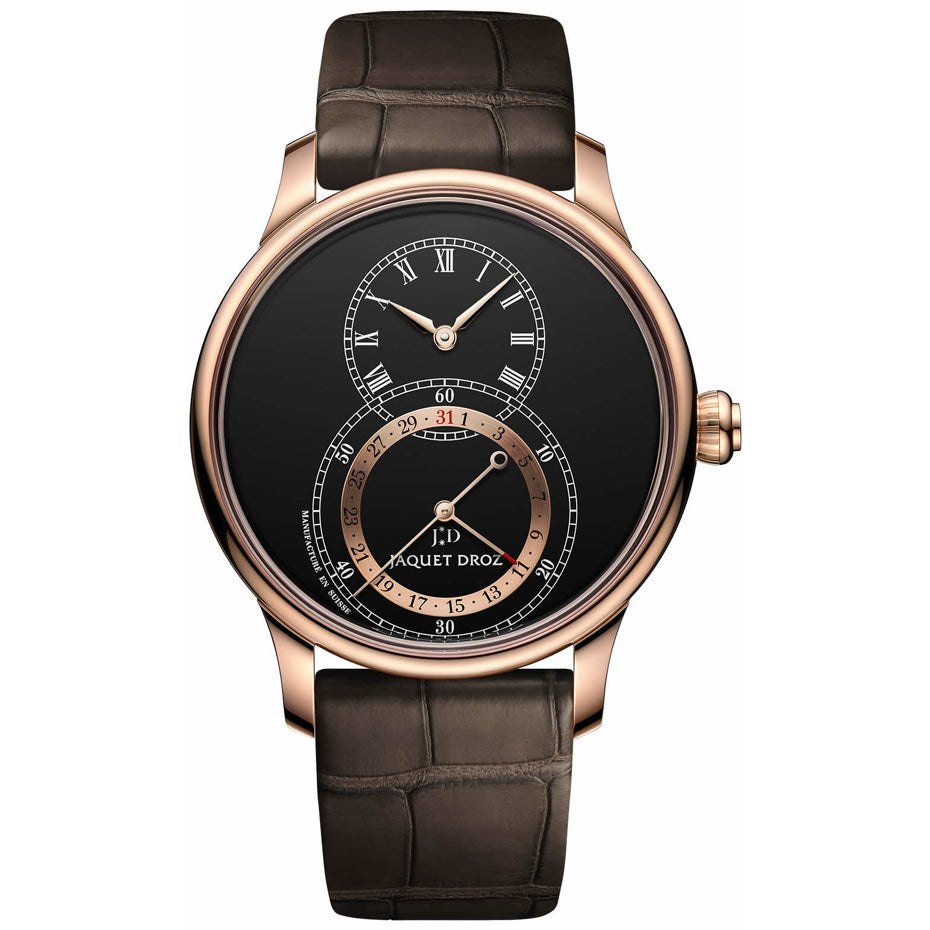 Jaquet Droz Grande Seconde Quantieme Anthracite Enamel