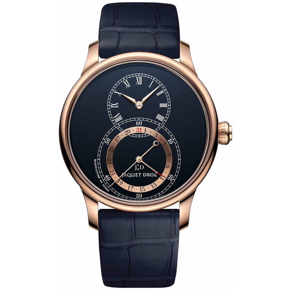 Jaquet Droz Grande Seconde Quantieme Dark Blue Enamel