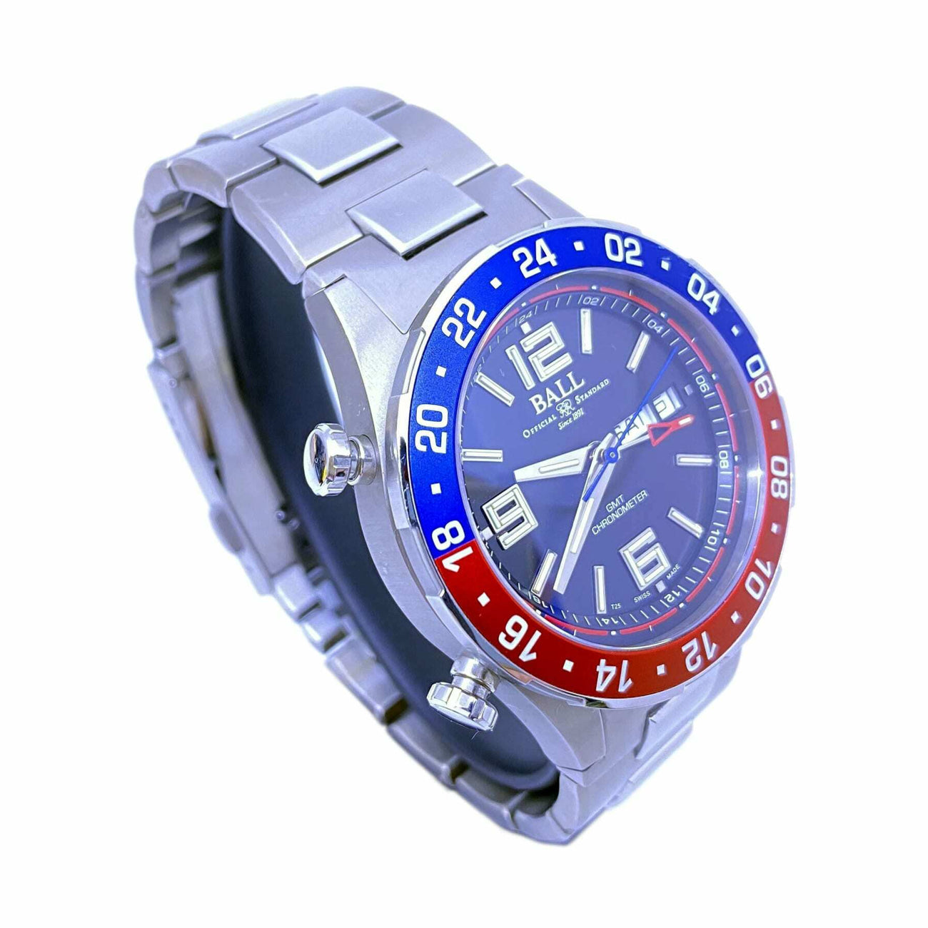 Ball Roadmaster Marine GMT Black Dial DG3030B-SCJ-BK