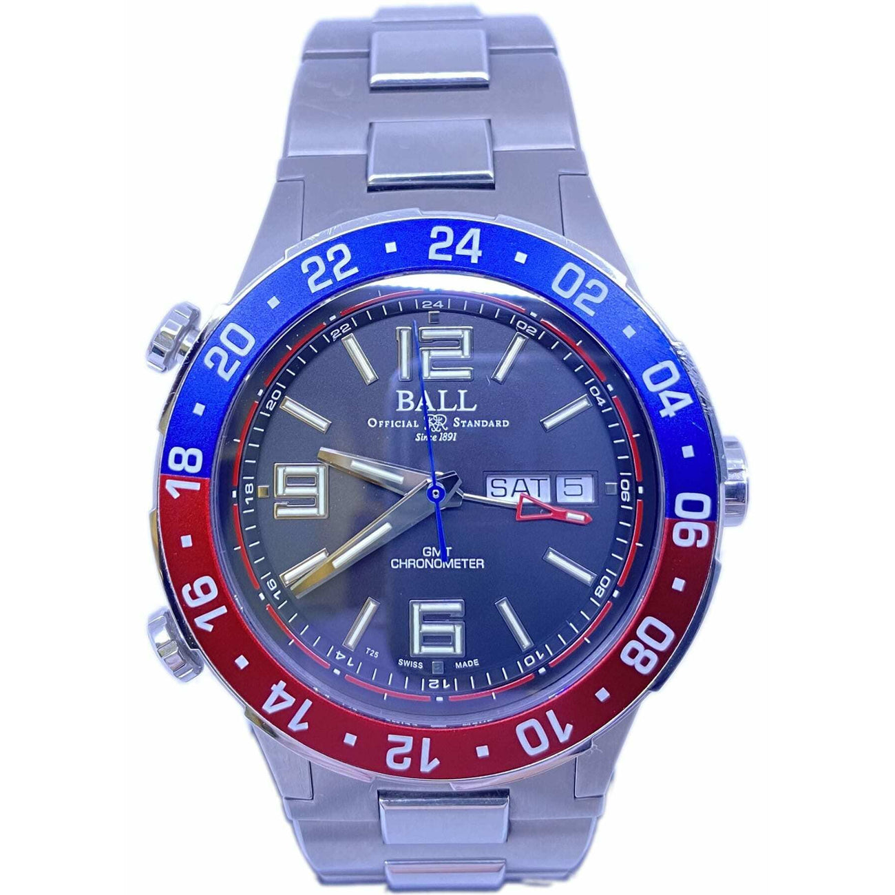 Ball Roadmaster Marine GMT Black Dial DG3030B-SCJ-BK