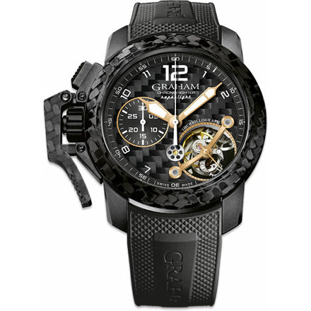Graham Chronofighter Superlight Carbon Skeleton Tourbillograph
