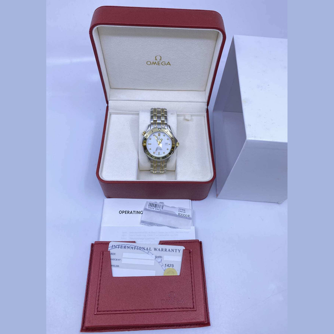 Omega Seamaster Pro White 18K/Steel 2342.20