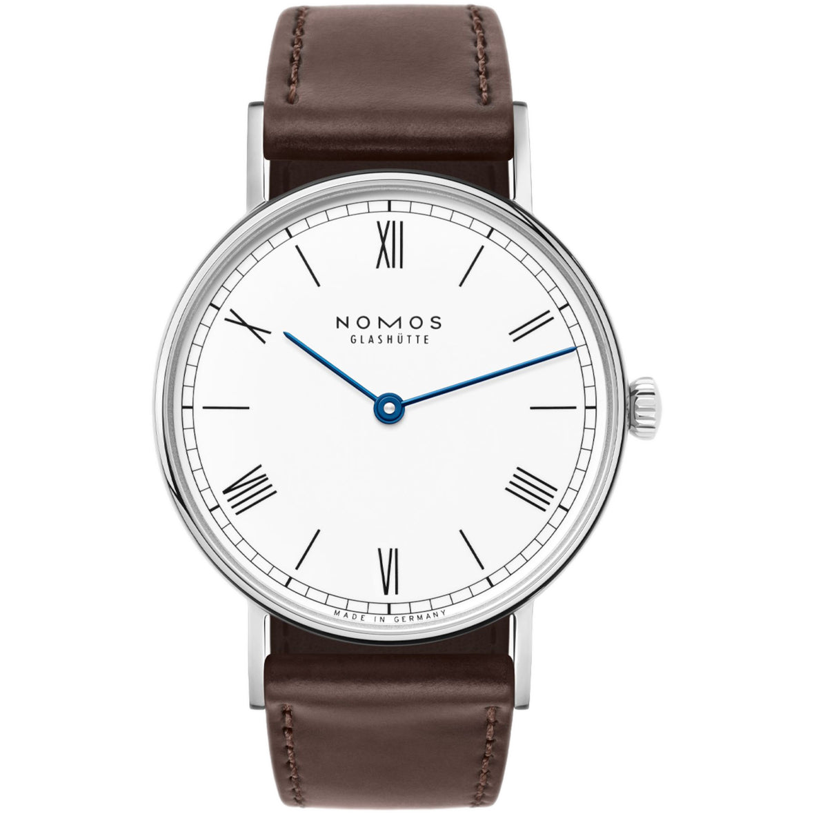 NOMOS Glashütte Ludwig 33 Duo Enamel White Dial