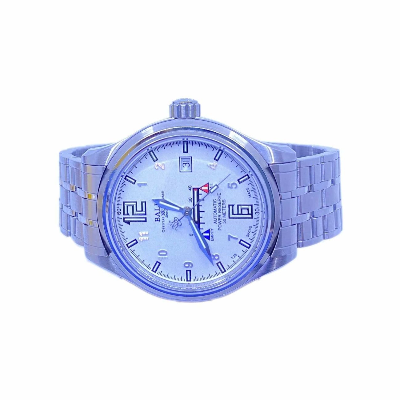 Ball Trainmaster Automatic White Dial NM1056D-SAJ-WH
