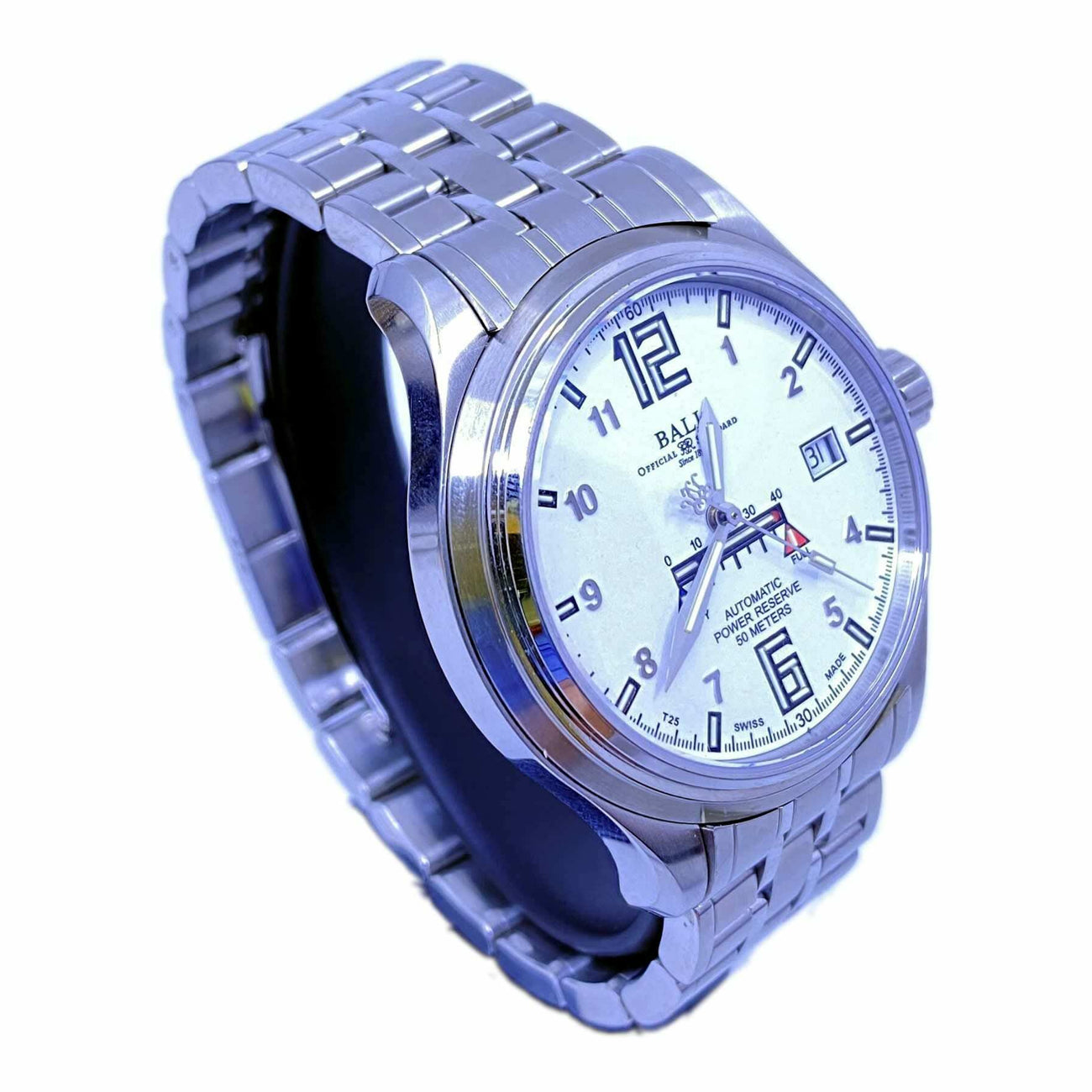 Ball Trainmaster Automatic White Dial NM1056D-SAJ-WH