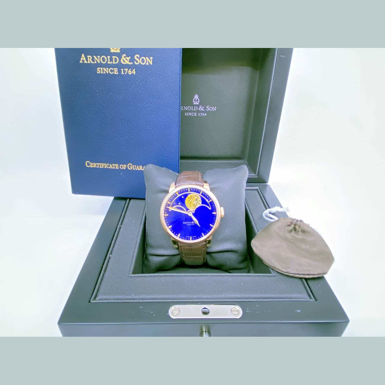 Arnold & Son HM Perpetual Moon 18-carat Red Gold 1GLAR.U01A.C123A