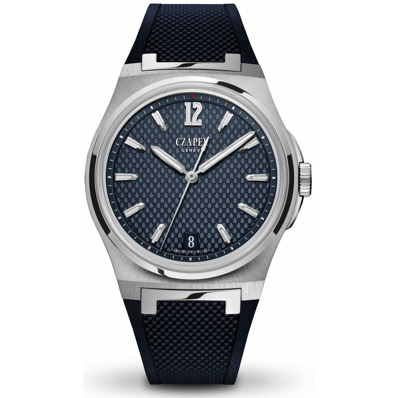 Czapek Passage De Drake Deep Blue on Rubber Strap