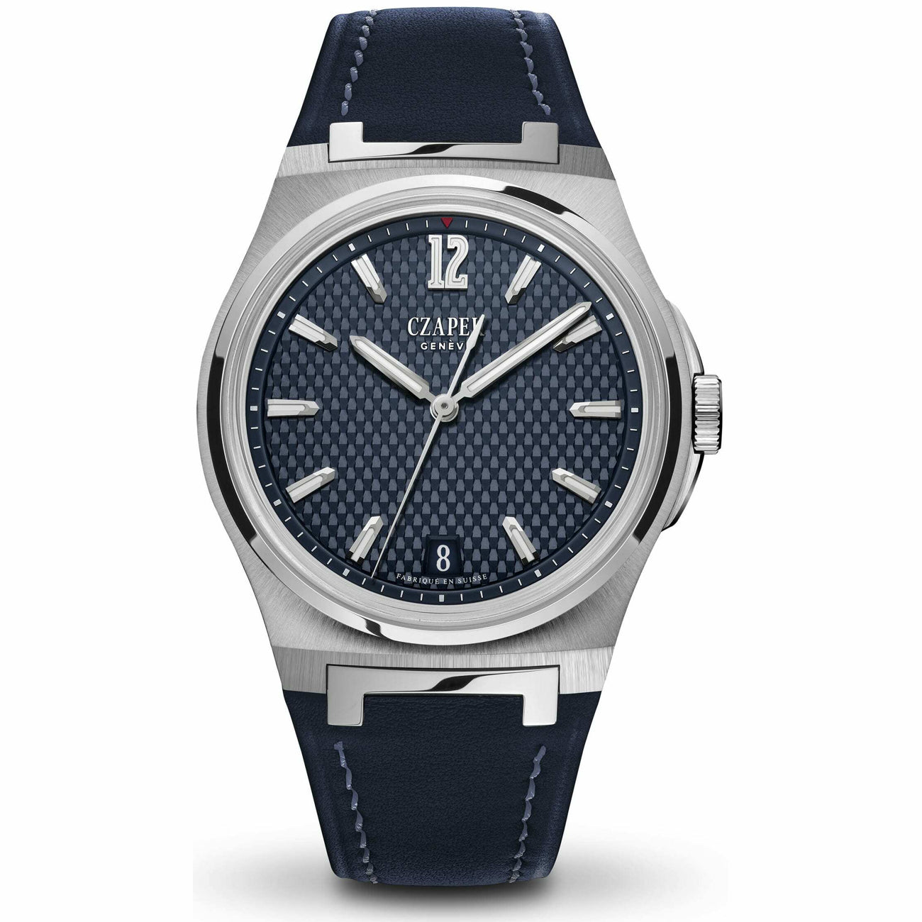 Czapek Passage De Drake Deep Blue on Leather Strap