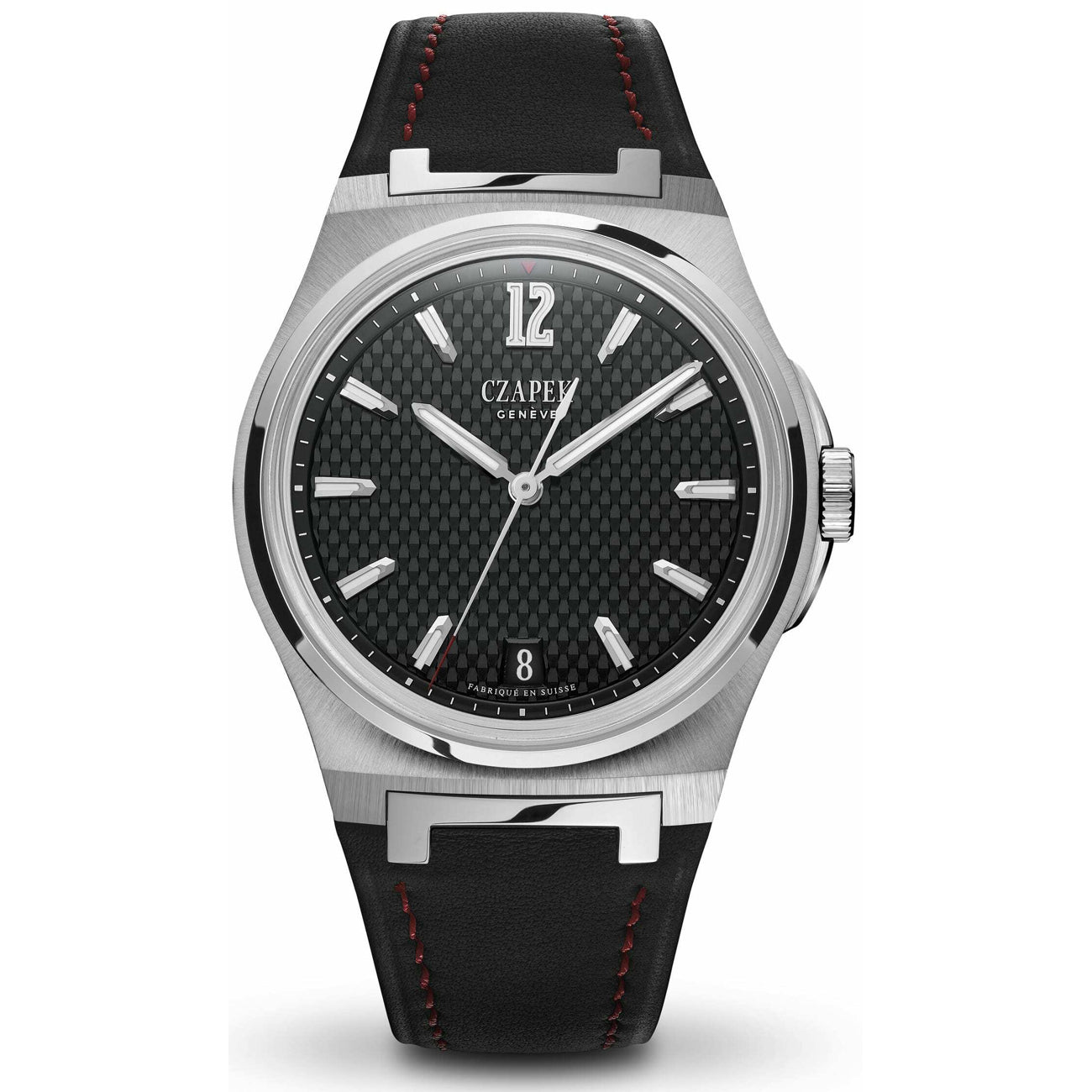 Czapek Passage De Drake Black Ink on Leather Strap