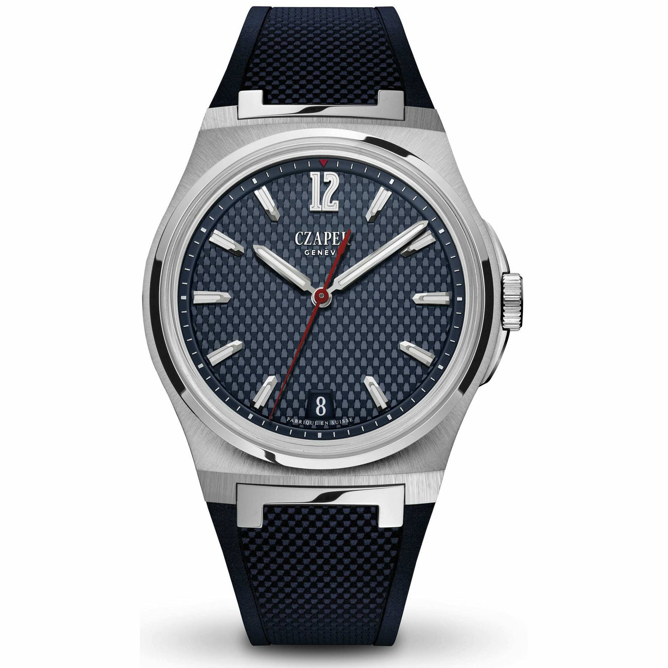 Czapek Passage De Drake Deep Blue on Rubber Strap