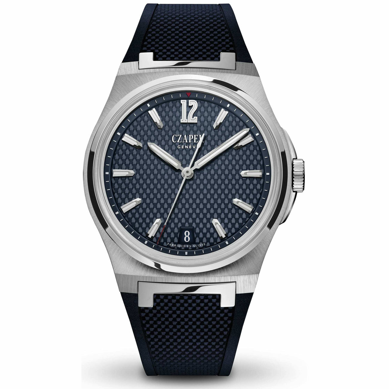 Czapek Passage De Drake Deep Blue on Rubber Strap