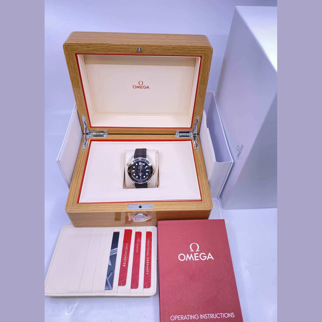Omega Seamaster Diver 300M Co-Axial Master Chronometer Sedna Gold 210.22.42.20.01.002