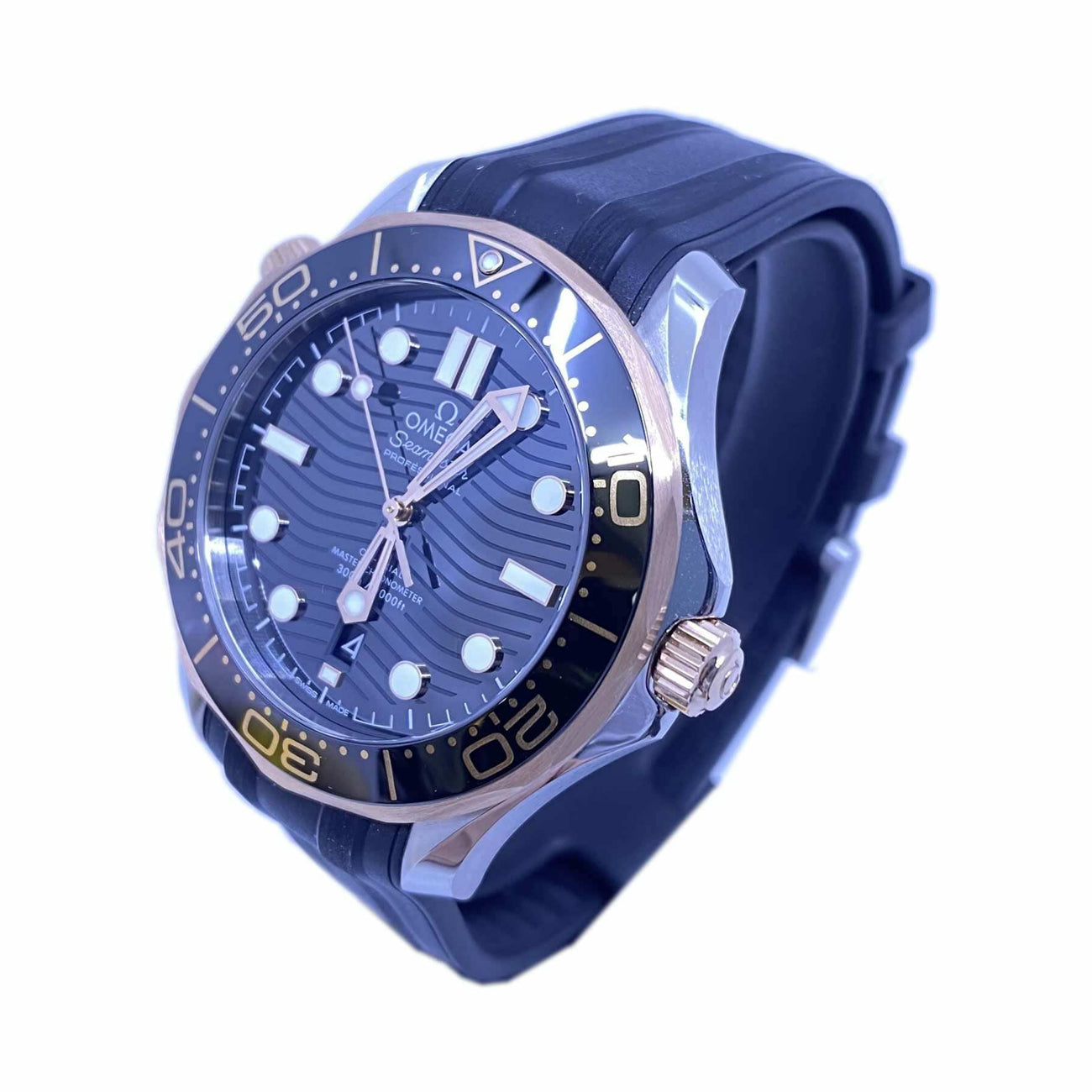 Omega Seamaster Diver 300M Co-Axial Master Chronometer Sedna Gold 210.22.42.20.01.002