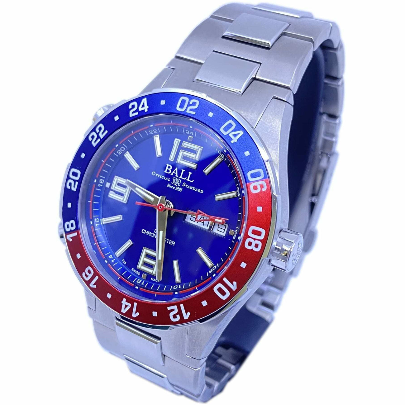 Ball Roadmaster Marine GMT Blue Dial DG3030B-SCJ-BE