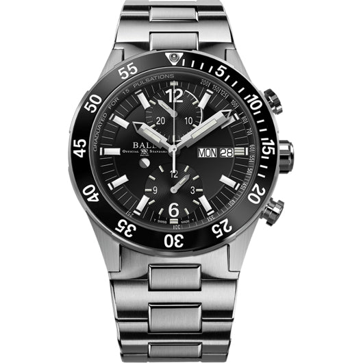 Ball Roadmaster Rescue Chronograph Black Dial 42mm DC3030C-S-BK