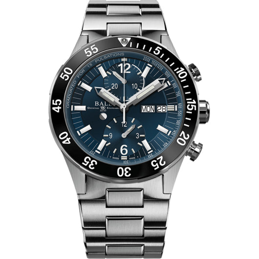 Ball Roadmaster Rescue Chronograph Blue Dial 42mm DC3030C-S-BE