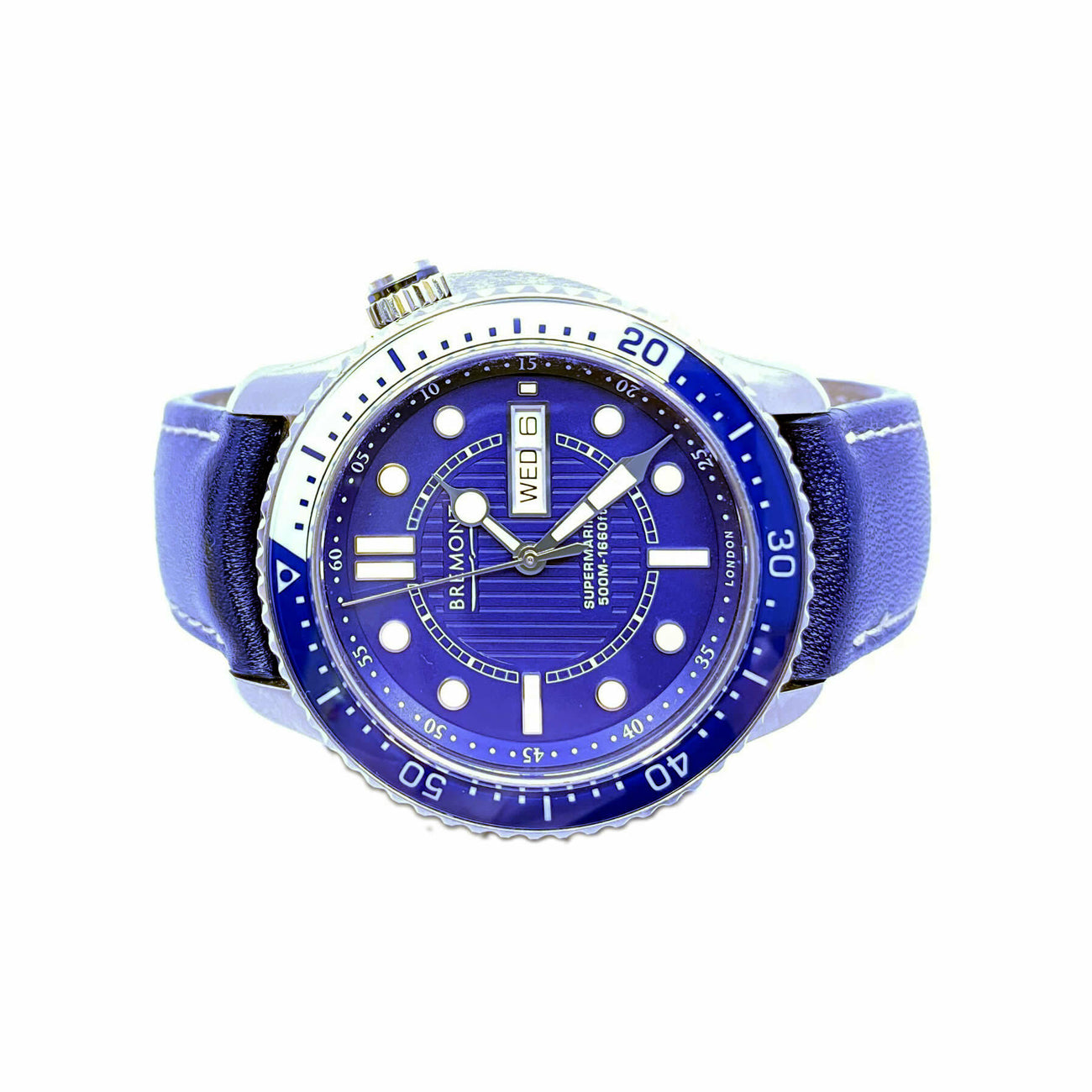 Bremont SuperMarine on Leather Strap 500 S500/BL