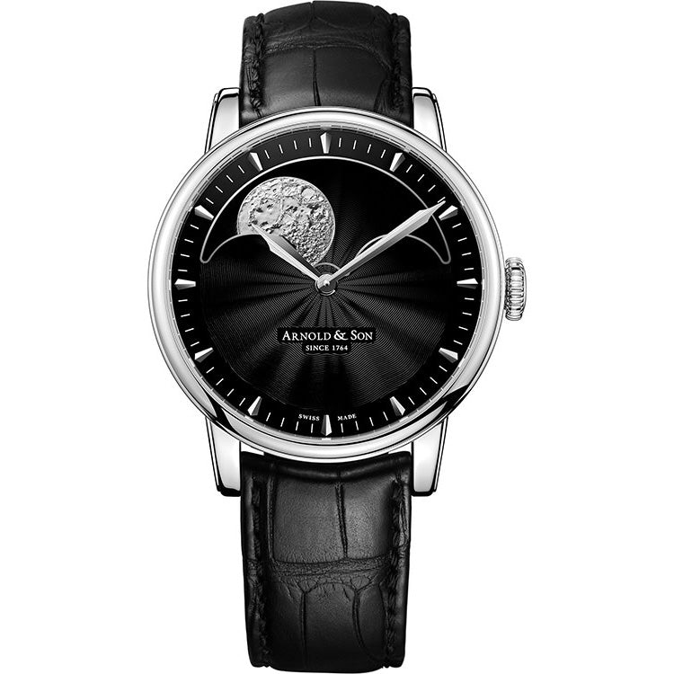 Arnold & Son HM Perpetual Moon Stainless Steel 1GLAS.B01A.C122S