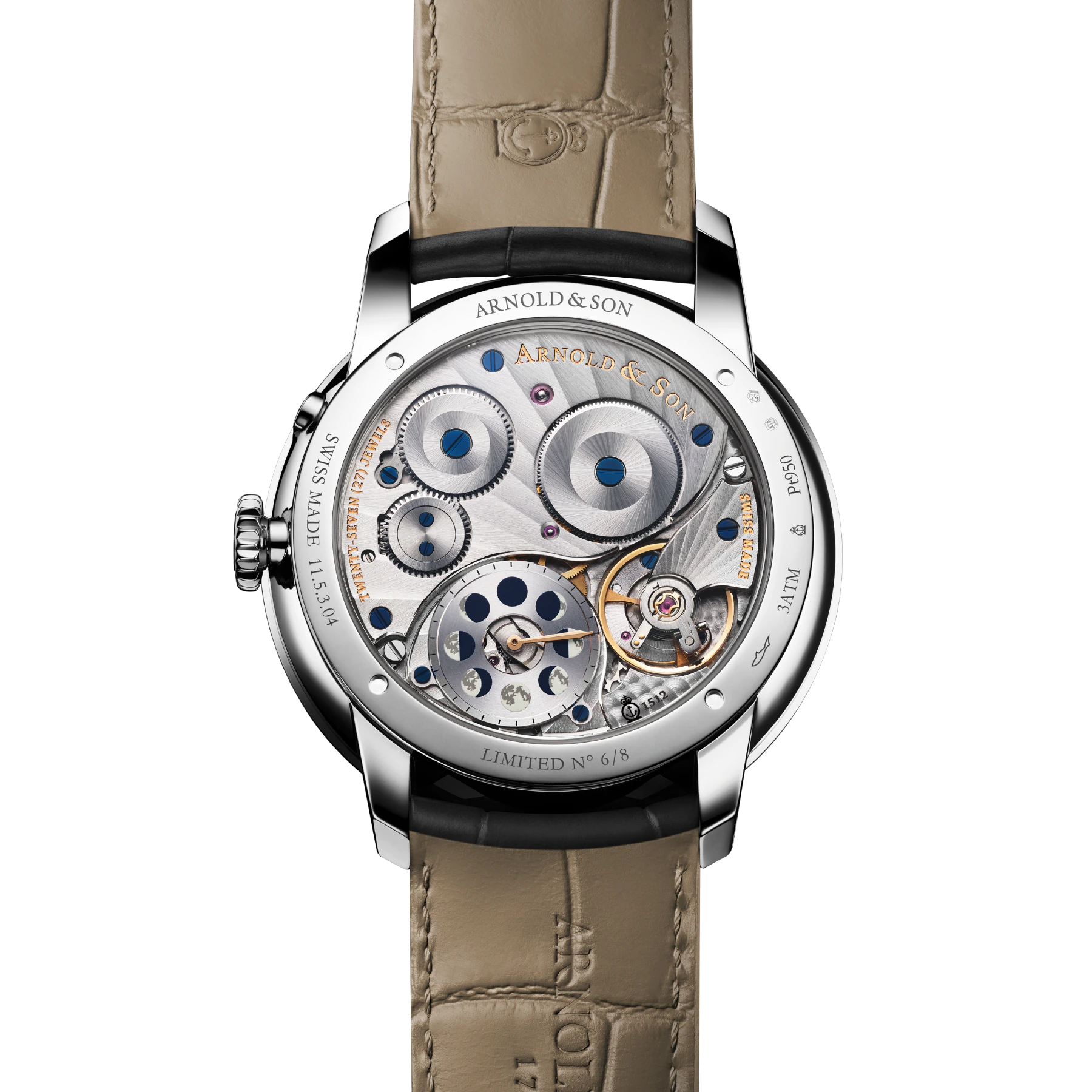 Arnold & Son Perpetual Moon 41.5mm Platinum "Horse of the Dunes"