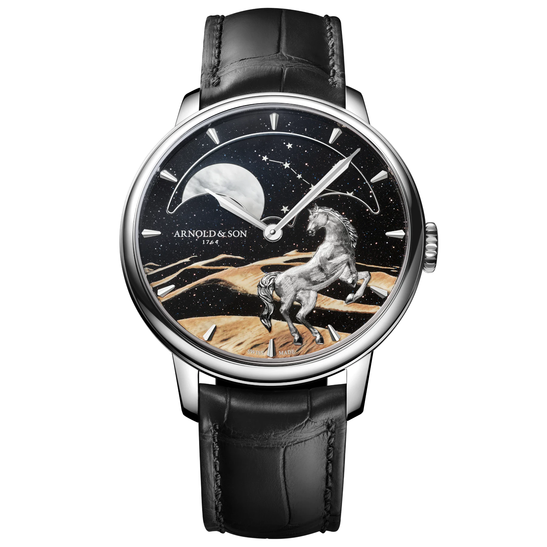 Arnold & Son Perpetual Moon 41.5mm Platinum "Horse of the Dunes"