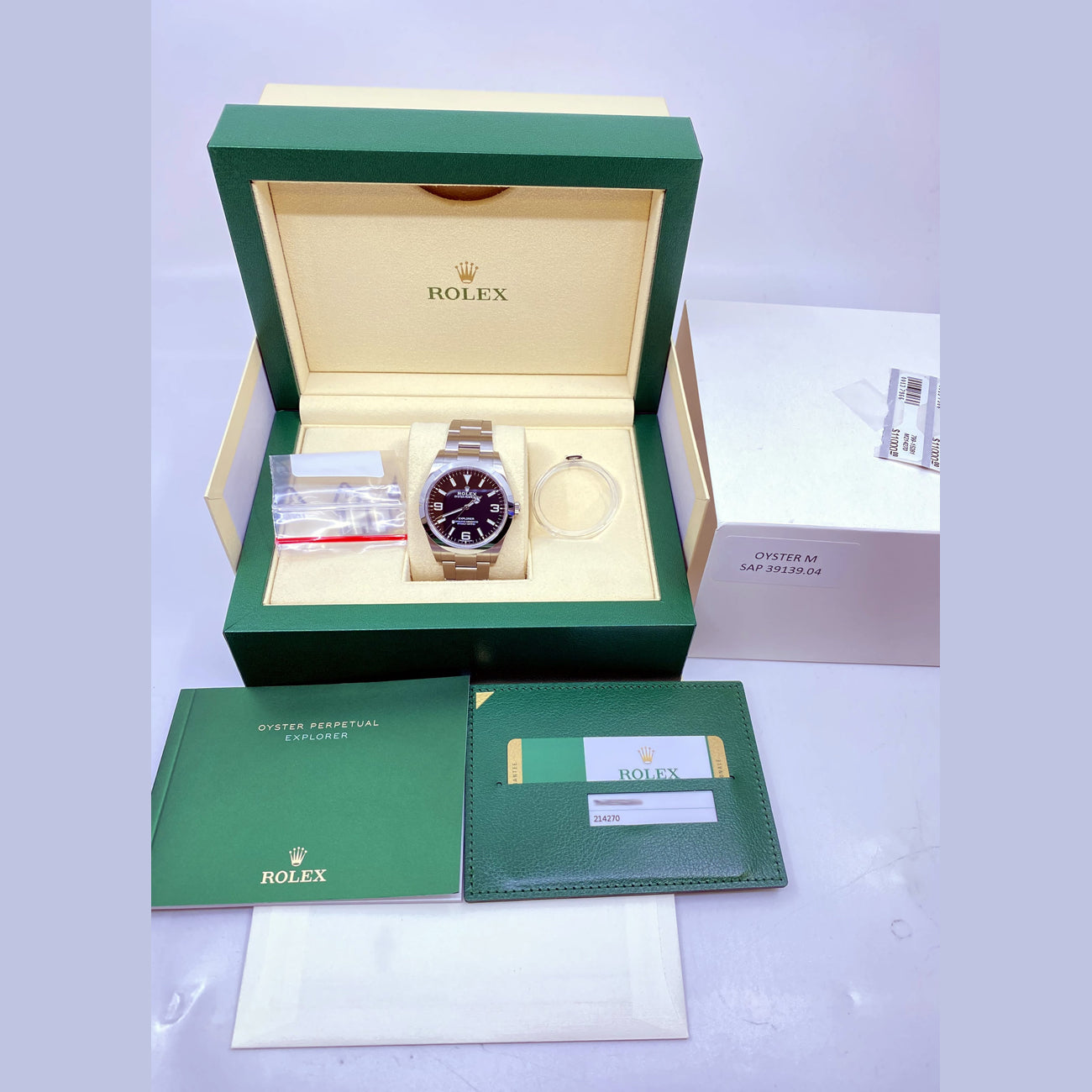 Rolex Explorer Oyster 39 mm Oystersteel 214270