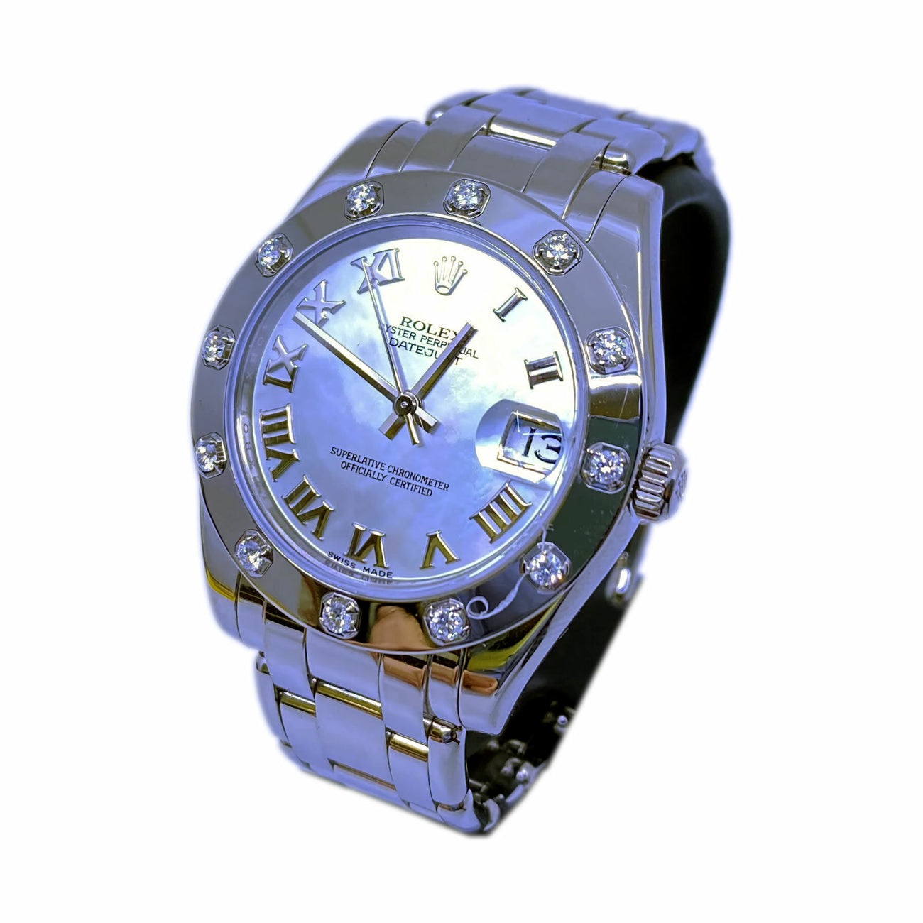 Rolex Pearlmaster18k White Gold 81319